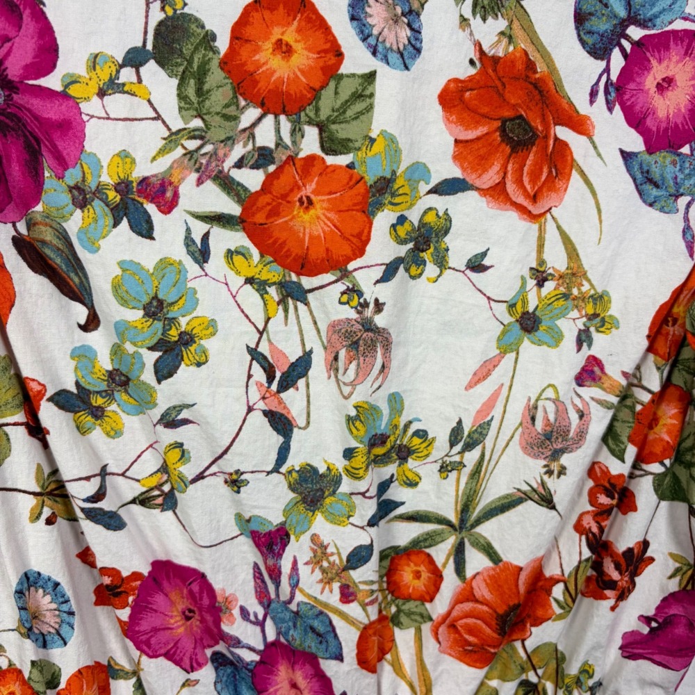 Anne Klein Floral Maxi Dress Cottagecore Garden Party Wedding Guest Romantic S - Picture 9 of 11
